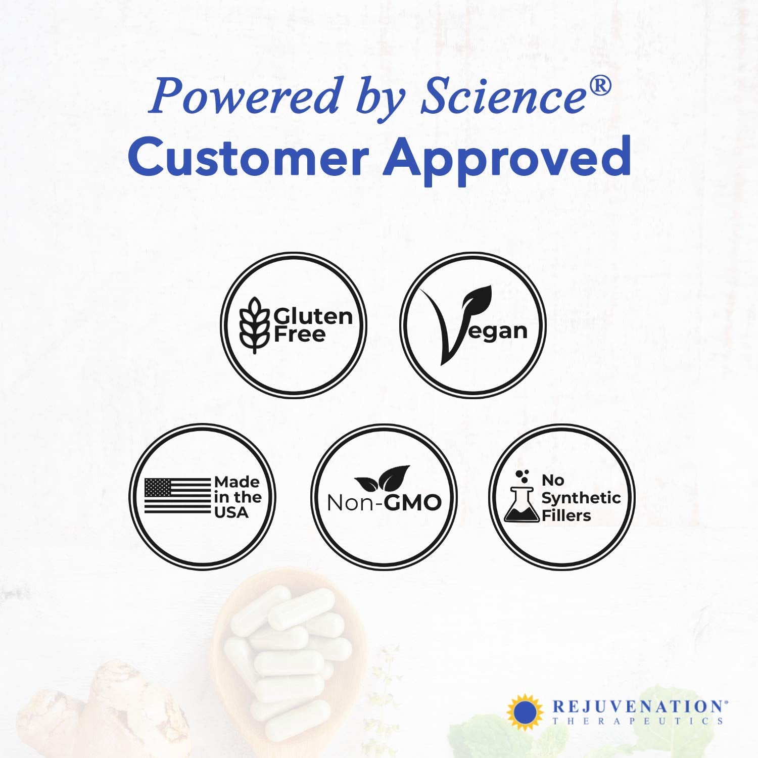 Rejuvenation Therapeutics L-Lysine 500mg capsules packaging