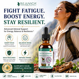 Rejuvica Health Active Adrenal Liquid Supplement dropper close-up