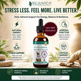 Rejuvica Health Active Adrenal Liquid Supplement lifestyle scene