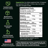 Rejuvica Health Active Adrenal Liquid Supplement with herbs background