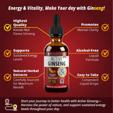 Rejuvica Health Active Ginseng product on a wooden table