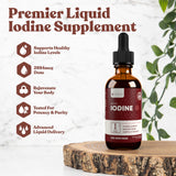 Rejuvica Health Active Iodine dropper bottle side view