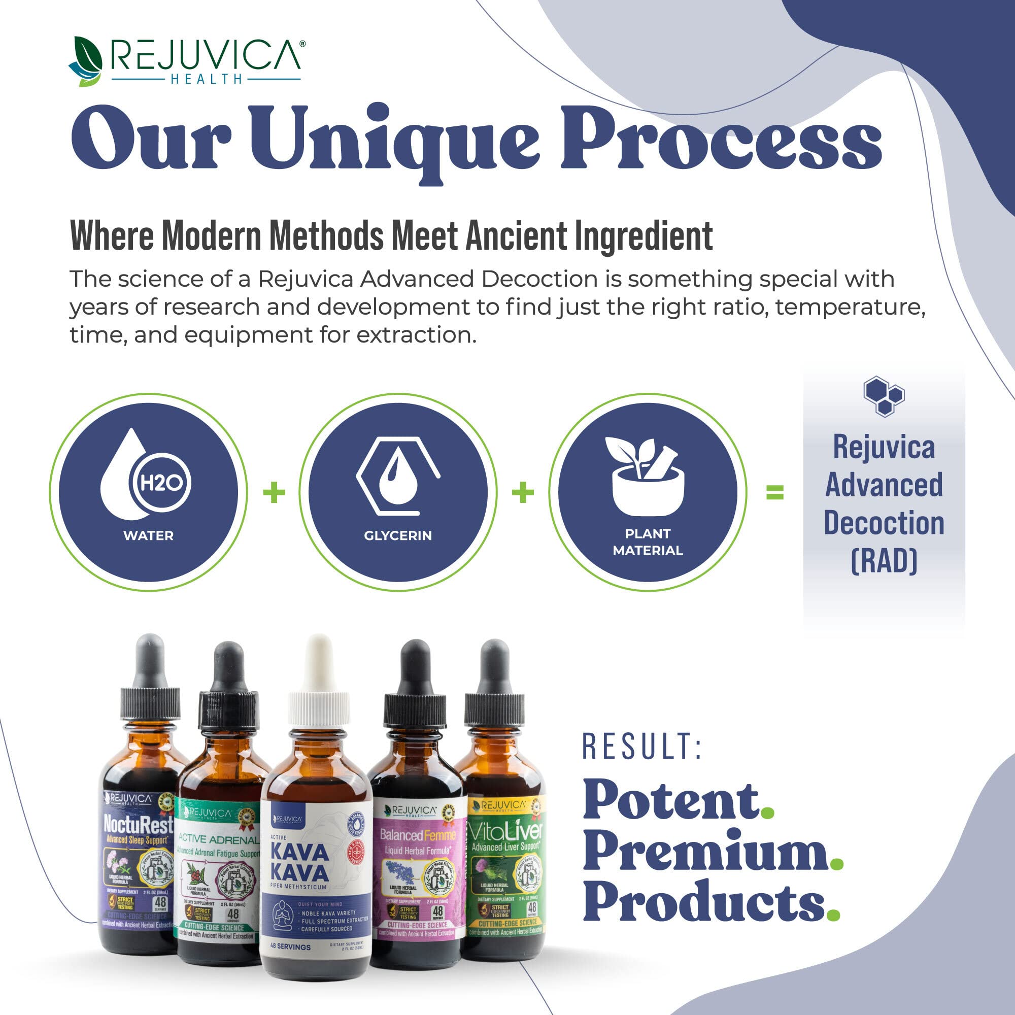 Rejuvica Health Active Kava Kava Liquid Supplement packaging