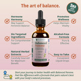 Rejuvica Health Balanced Femme bottle with dropper