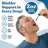 Rejuvica Health BladderPro bottle back view