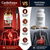 Rejuvica Health CardioVance liquid supplement packaging side view