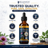 Rejuvica Health Echinacea Liquid Supplement back view