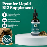Rejuvica Health Liquid B12 Supplement bottle side view
