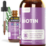 Rejuvica Health Liquid Biotin 5000mcg bottle front view