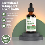 Rejuvica Health Milk Thistle Seed Extract 240g dropper