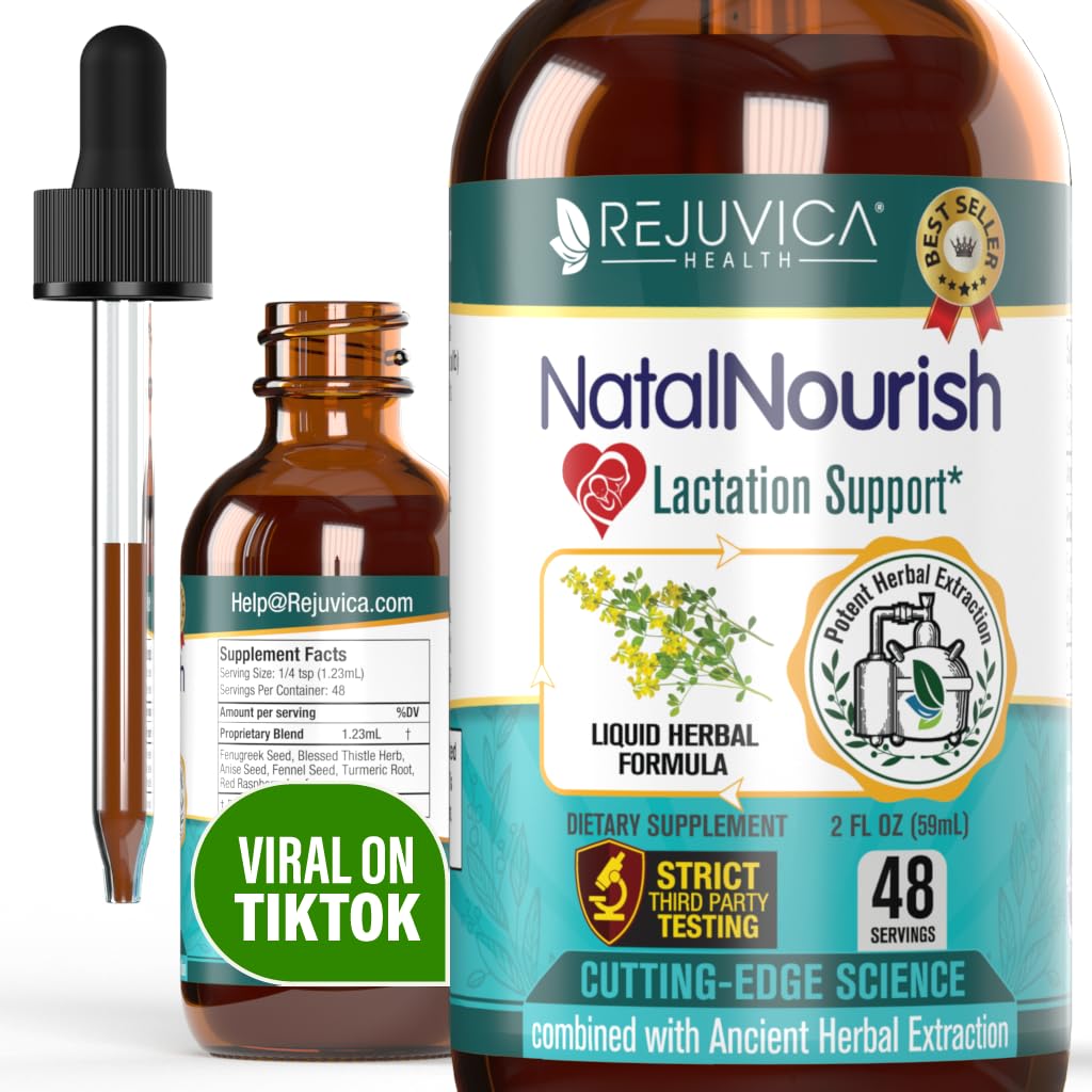 Rejuvica Health NatalNourish Lactation Support Supplement bottle front view