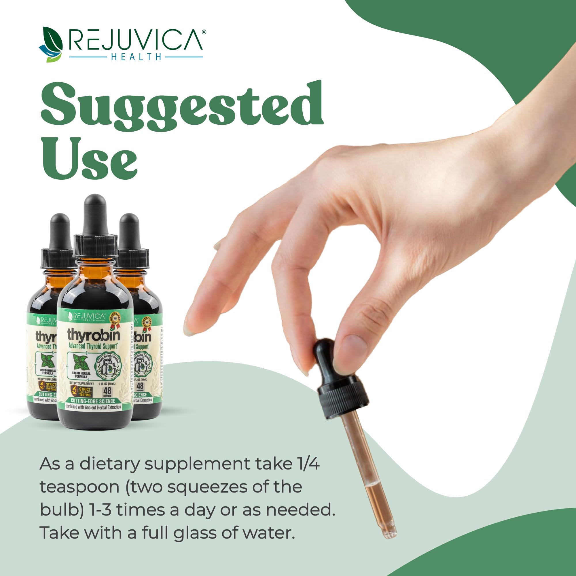 Rejuvica Health Thyrobin packaging side view