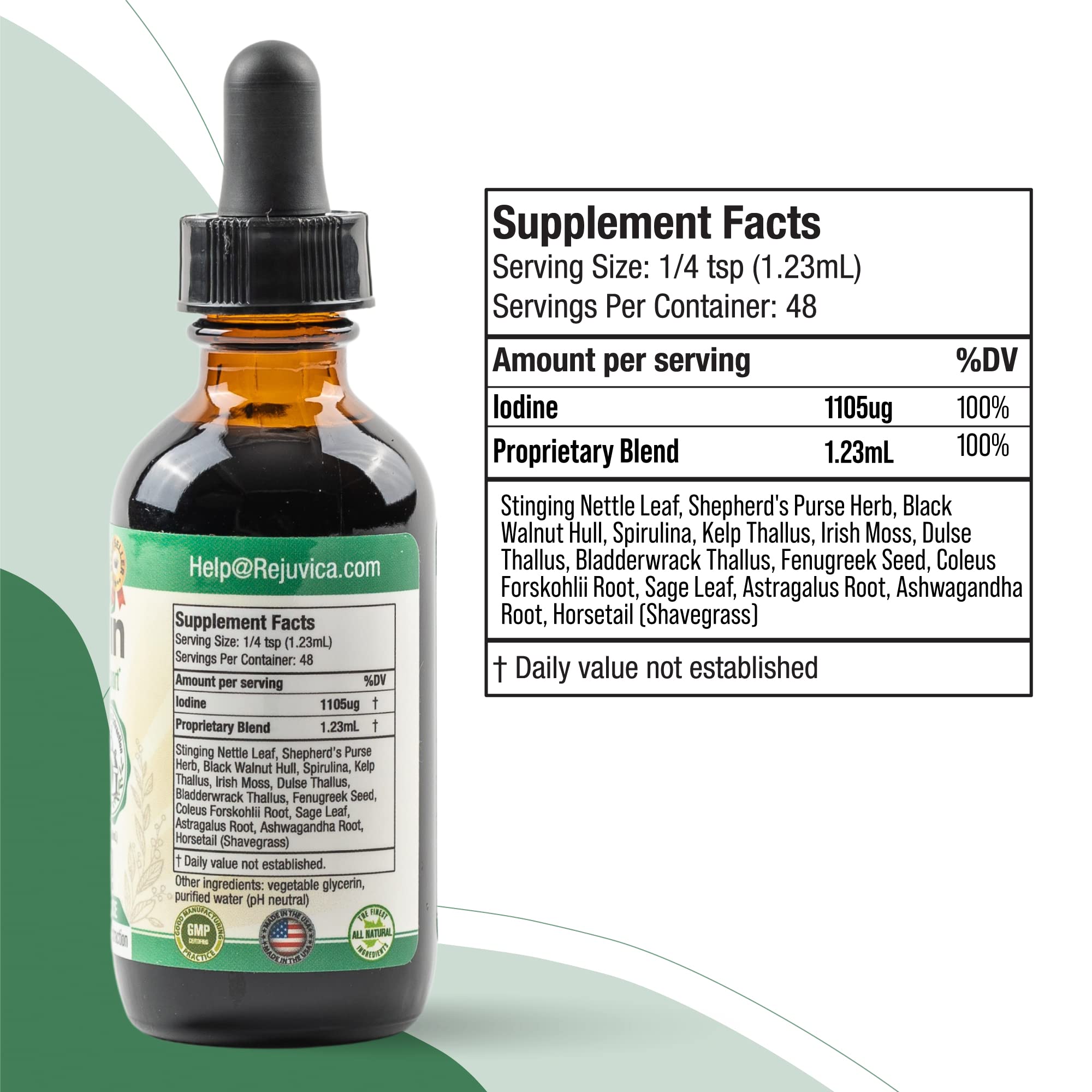 Rejuvica Health Thyrobin with natural ingredients