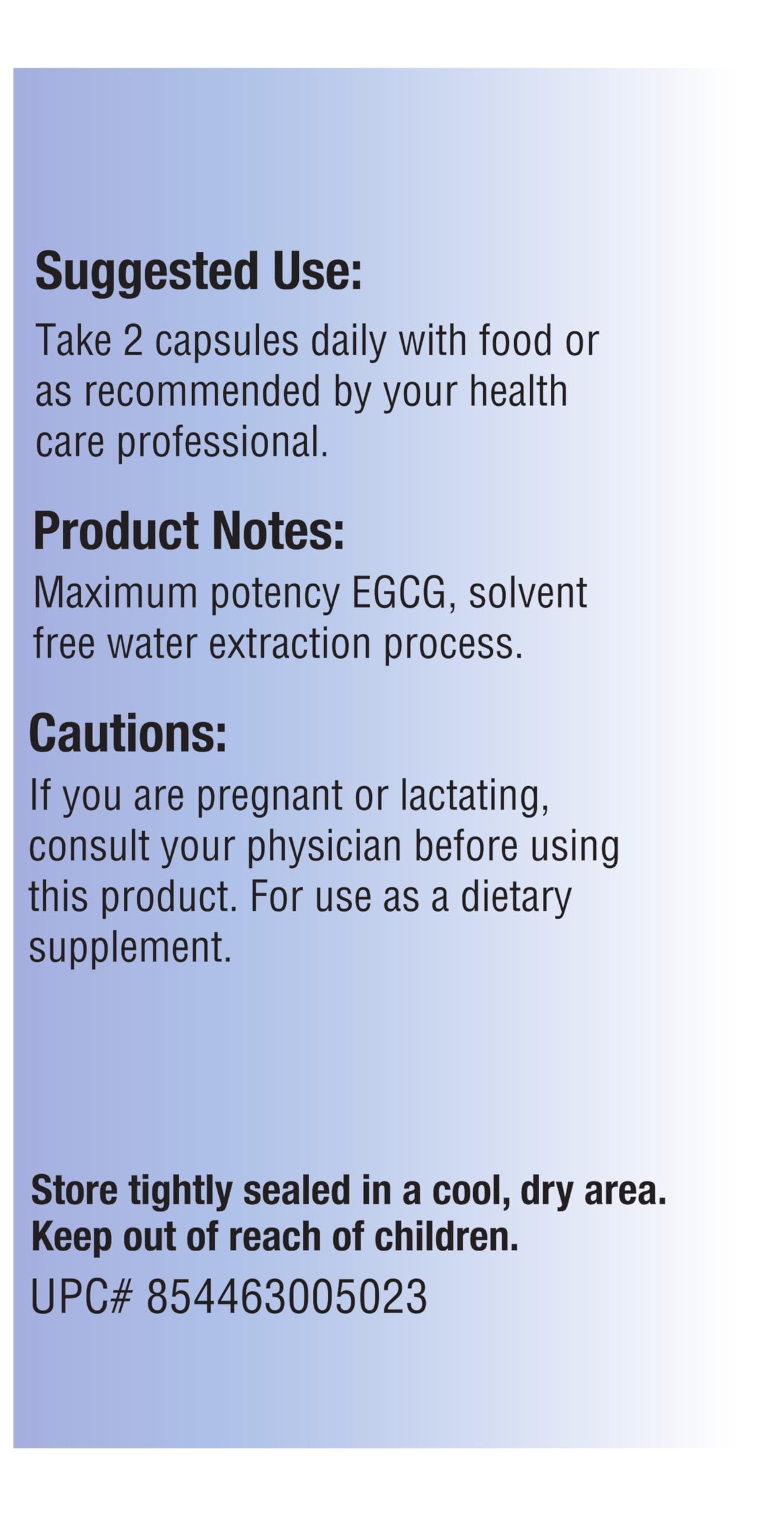 Relentless Improvement EGCG Green Tea Extract 670mg bottle with label