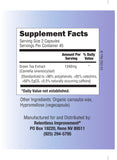 Relentless Improvement EGCG Green Tea Extract 670mg capsules on a table
