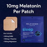 Relevanex Sleep Patch applied on skin