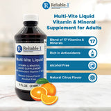 Reliable-1 Laboratories Liquid Multi-Vite bottle side view