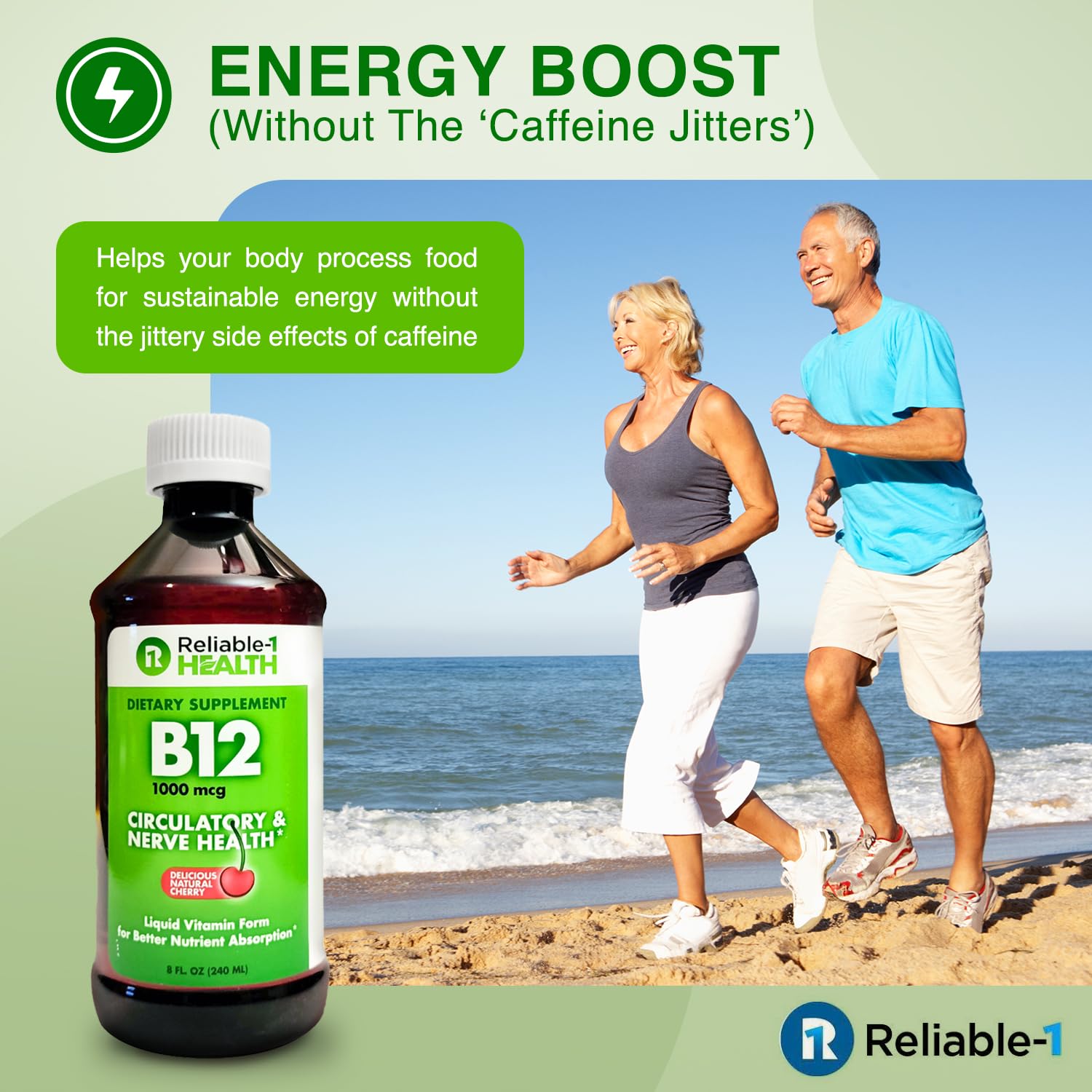 Reliable-1 Laboratories Liquid Vitamin B12 with cherry flavour