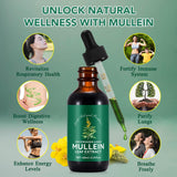 ReliCo Mullein Drops 30ml on a wooden table