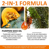 ReliCo Pumpkin Seed Oil Capsules nutritional information