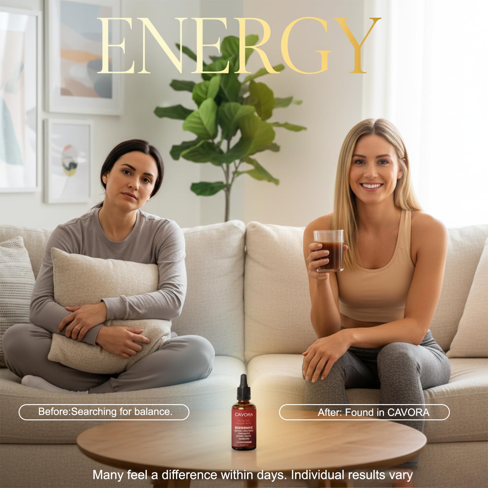 Relify Cinnamon Herbal Supplement in a smoothie preparation