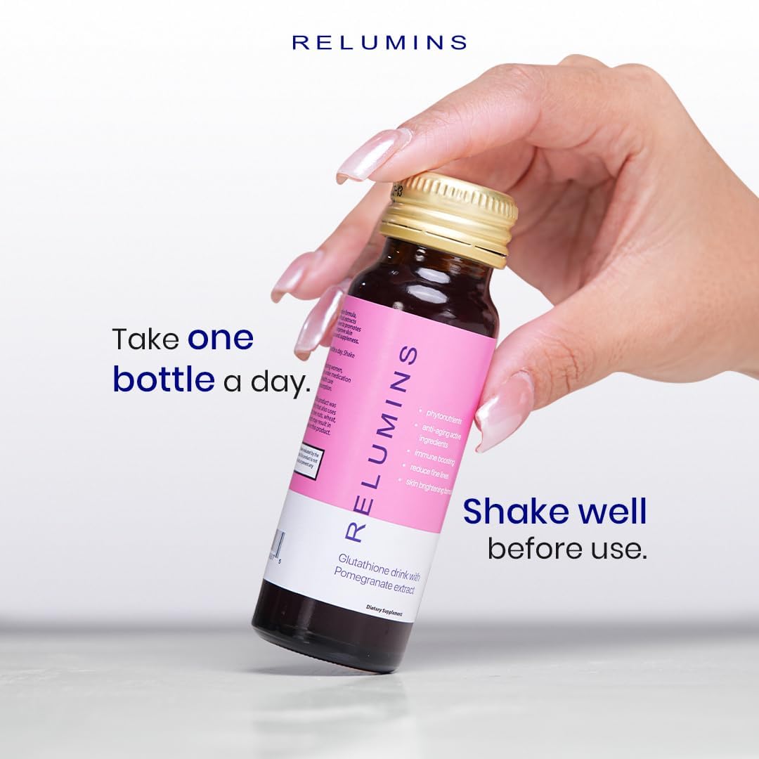 Relumins Hydration Shots 50ml with ingredients list