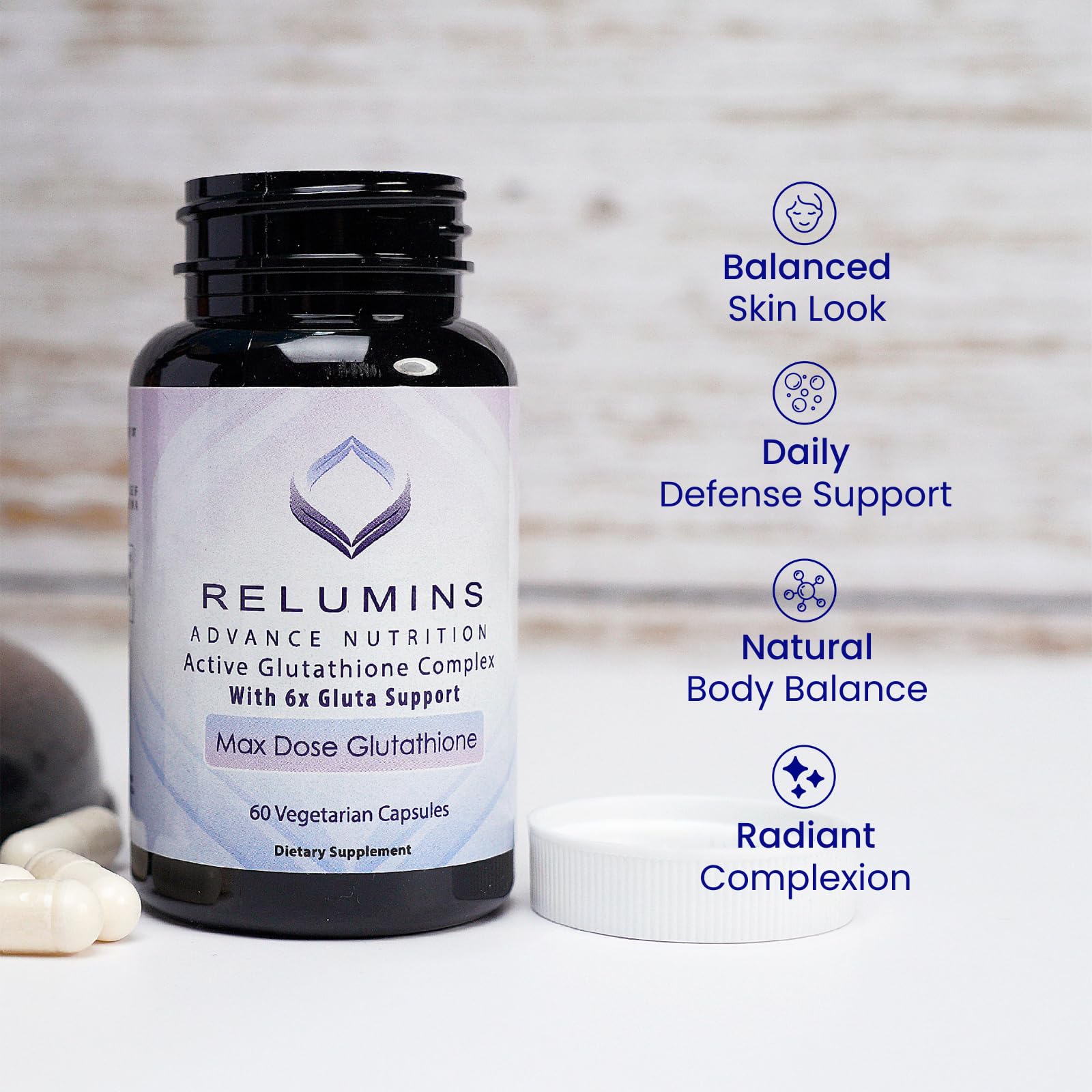 Relumins Summer Glow Vitamin & Mineral Supplement packaging