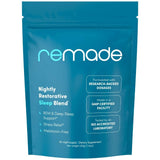Remade Natural Sleep Aid Powder 7.4oz front view with packaging