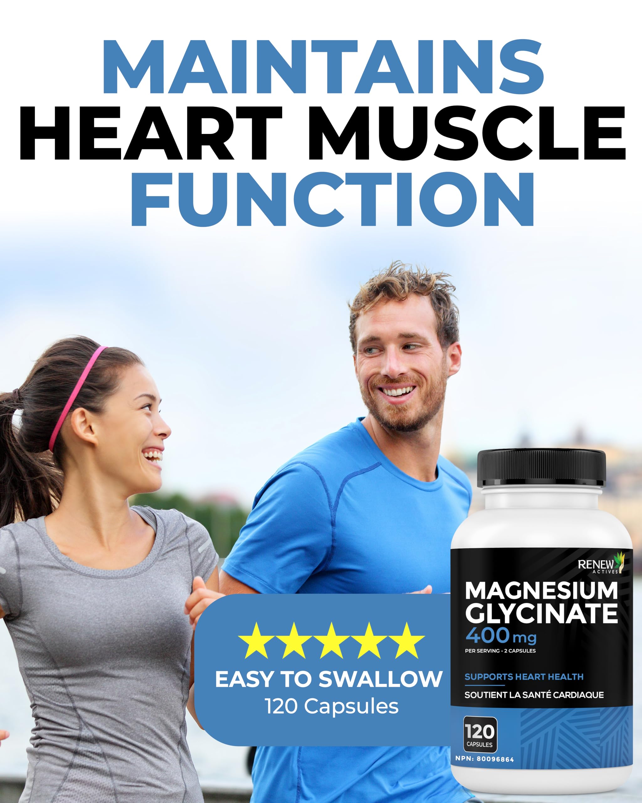 Renew Actives Magnesium Glycinate 57g packaging