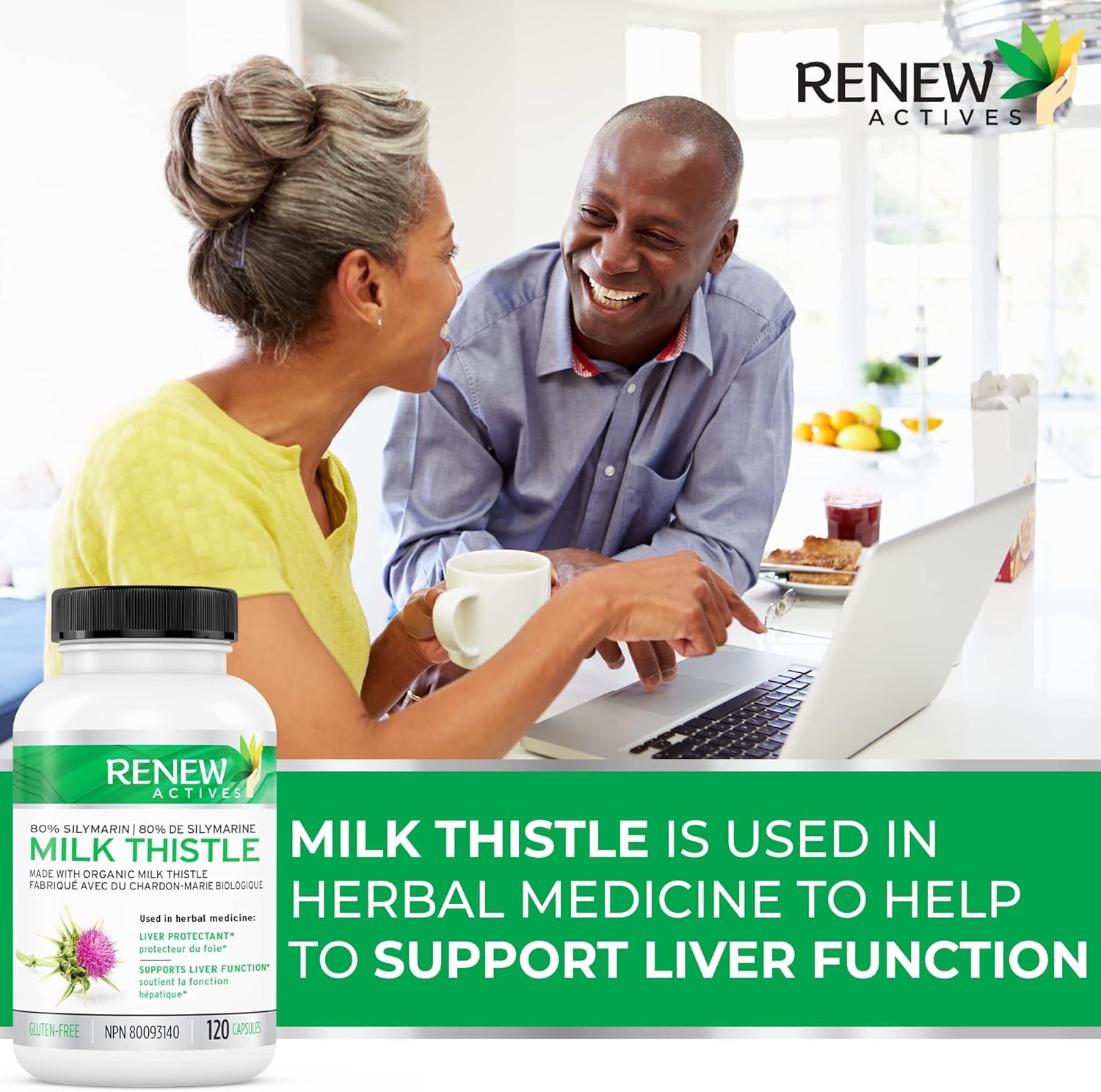 Renew Actives Milk Thistle Capsules 175mg ingredients list