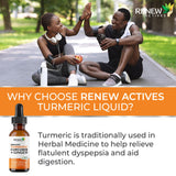 Renew Actives Organic Turmeric Curcumin Drops dropper close-up