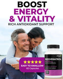 Renew Actives Resveratrol Supplement 600mg capsule side view