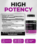 Renew Actives Resveratrol Supplement 600mg capsules in a lifestyle setting