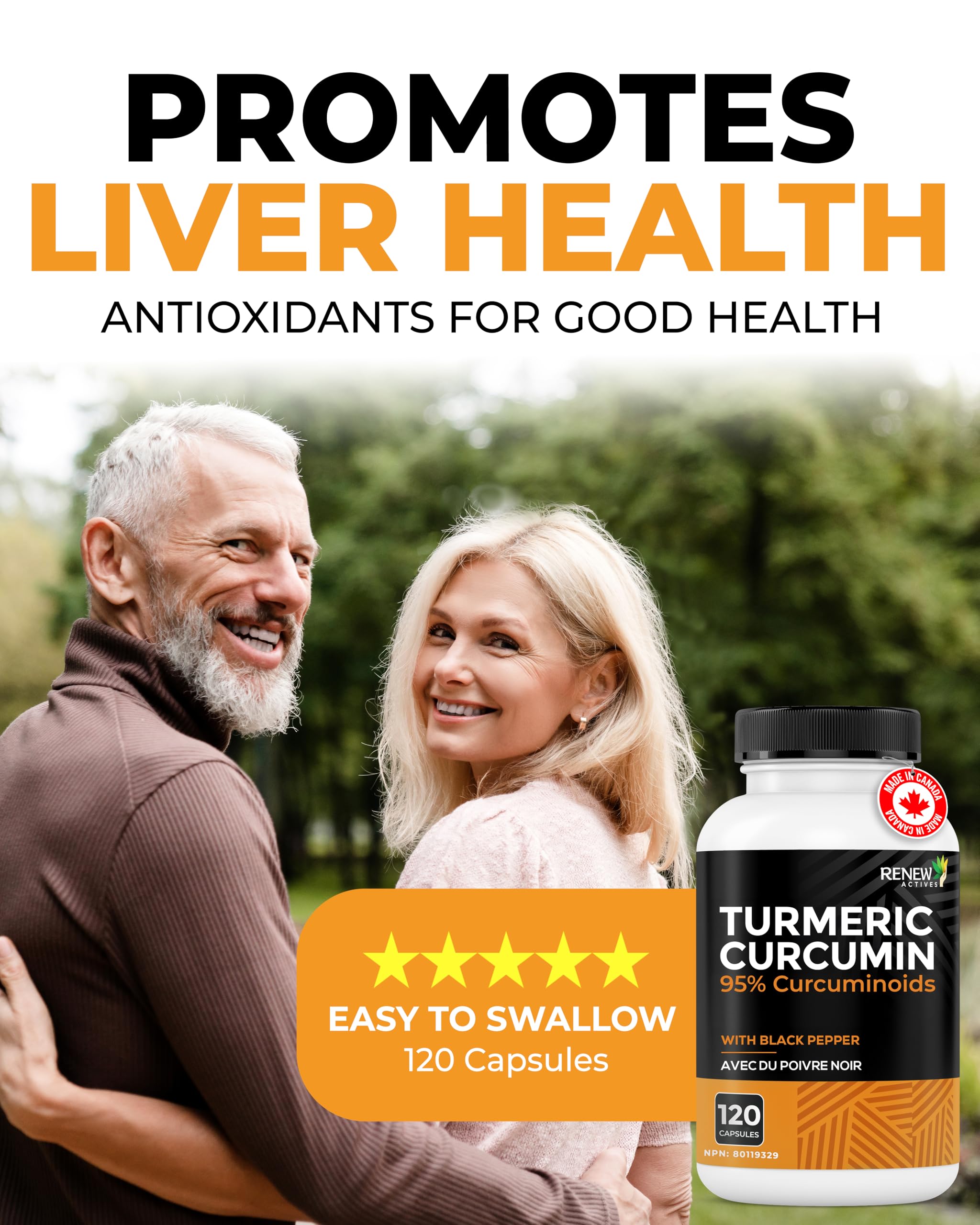 Renew Actives Turmeric Curcumin ingredients list