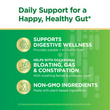 Renew Life Adult Daily daily Prebiotic Fiber bottle with capsules scattered