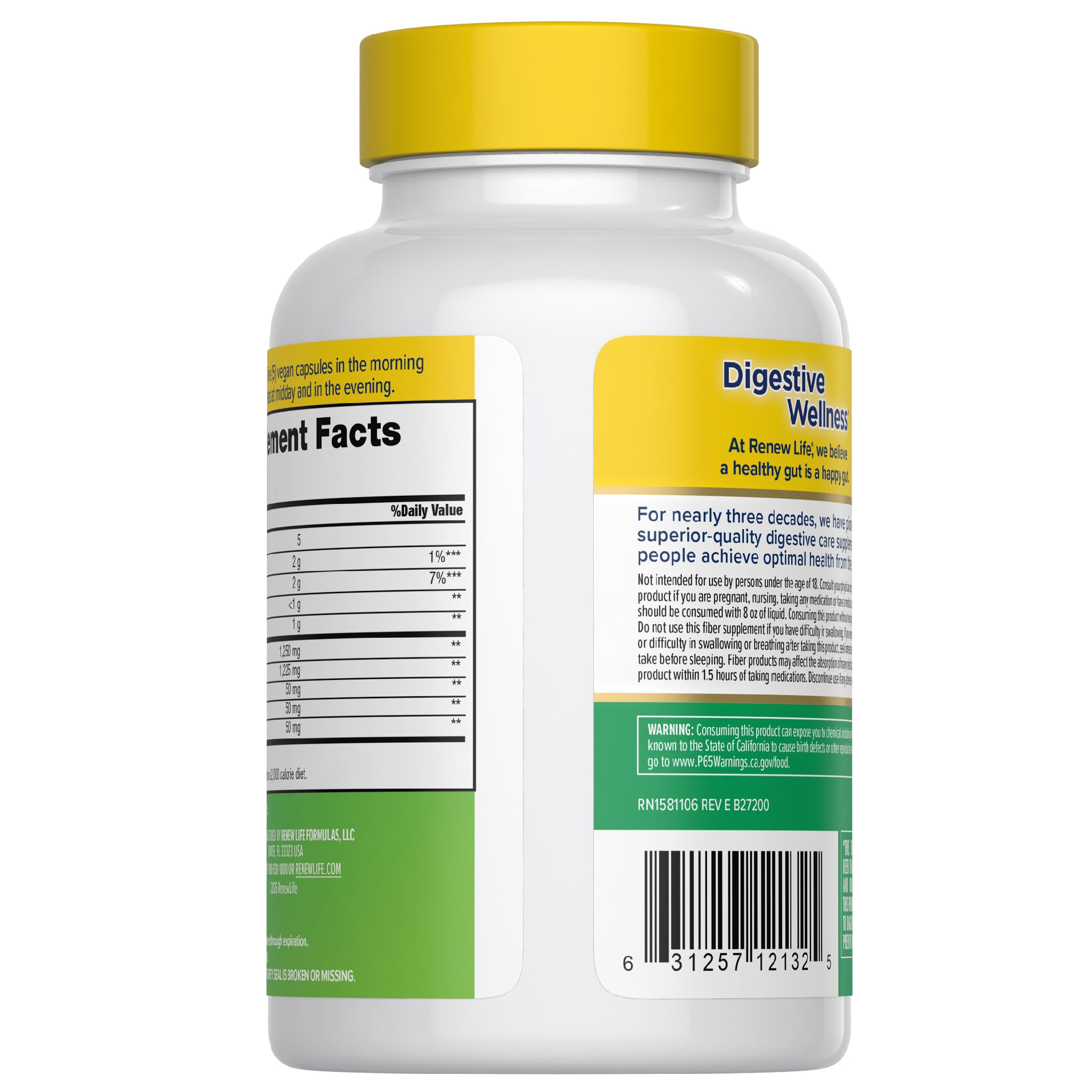 Renew Life Adult Daily daily Prebiotic Fiber capsules close-up