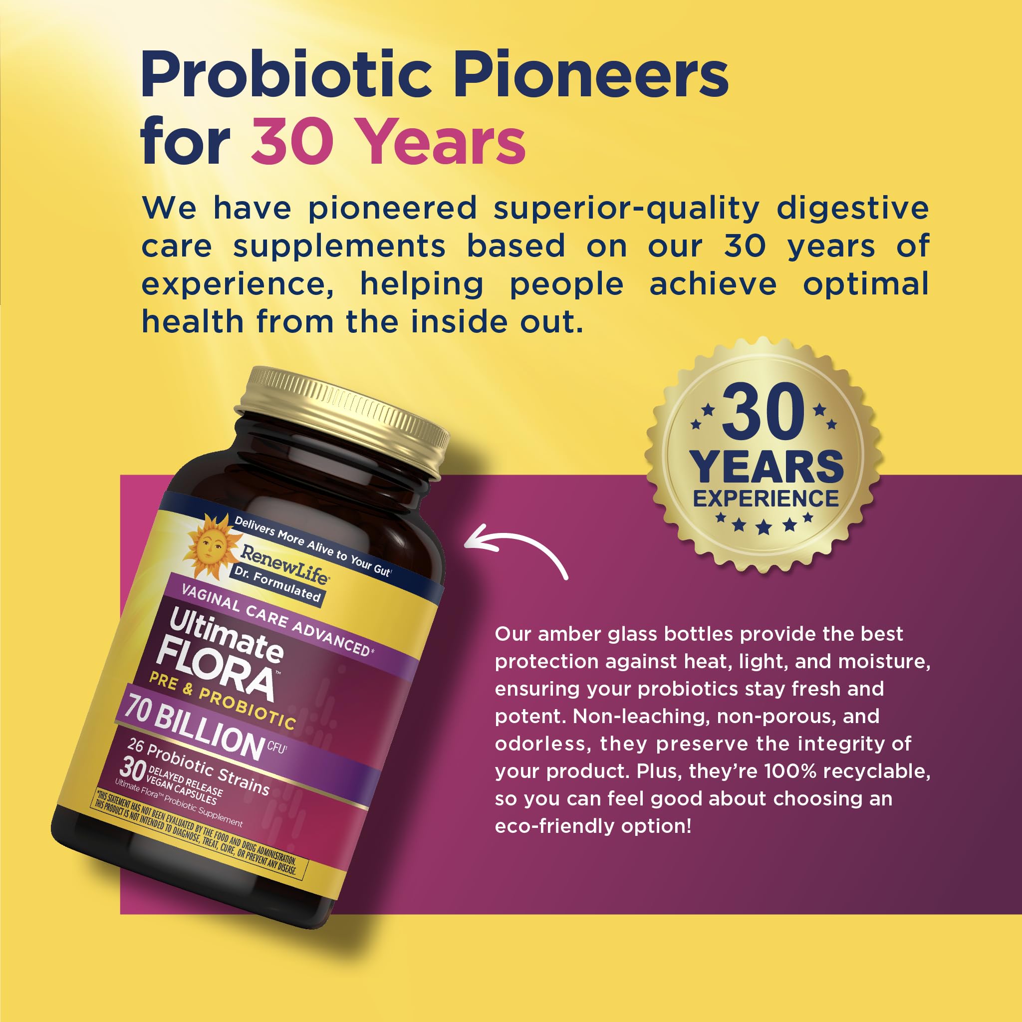 Renew Life Advanced Vaginal Probiotic packaging