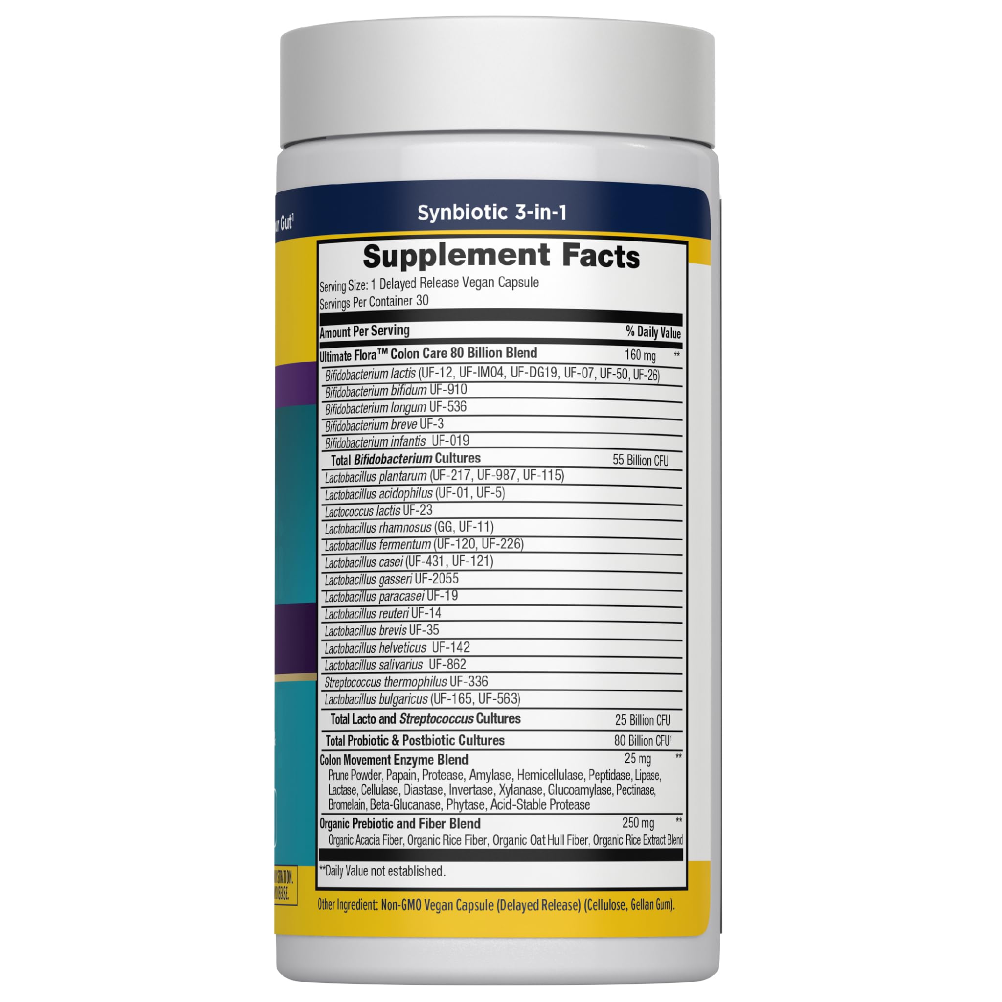 Renew Life Colon Care Probiotic Capsules 30 count bottle