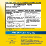 Renew Life daily Enzymes bottle with label showing ingredients