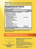 Renew Life Everyday Probiotic Capsules 15 Billion CFU back view with ingredient list