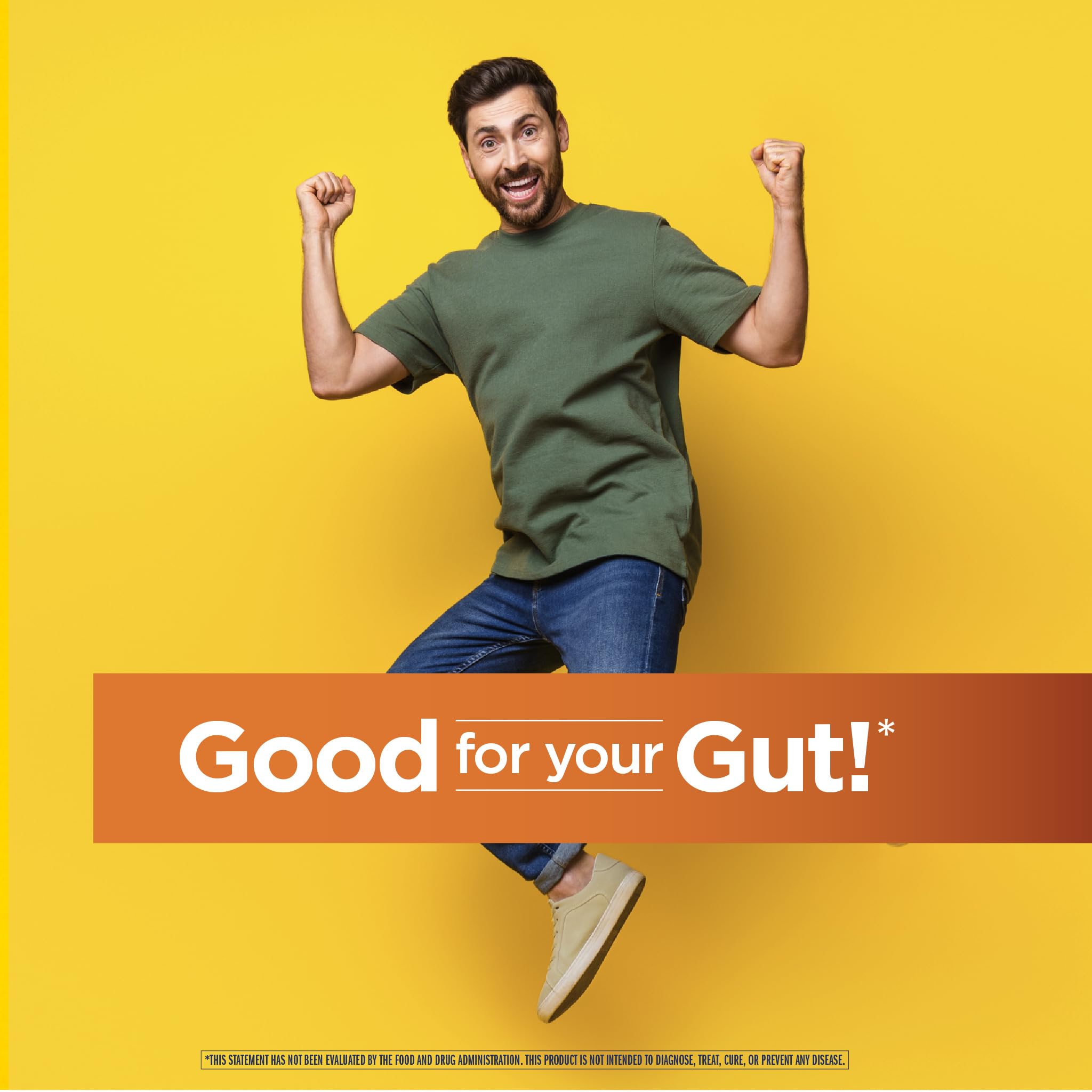 Renew Life Everyday Probiotic Capsules on a wooden table