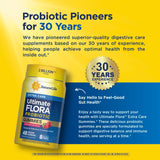 Renew Life Extra Care Probiotic Gummies on a wooden table