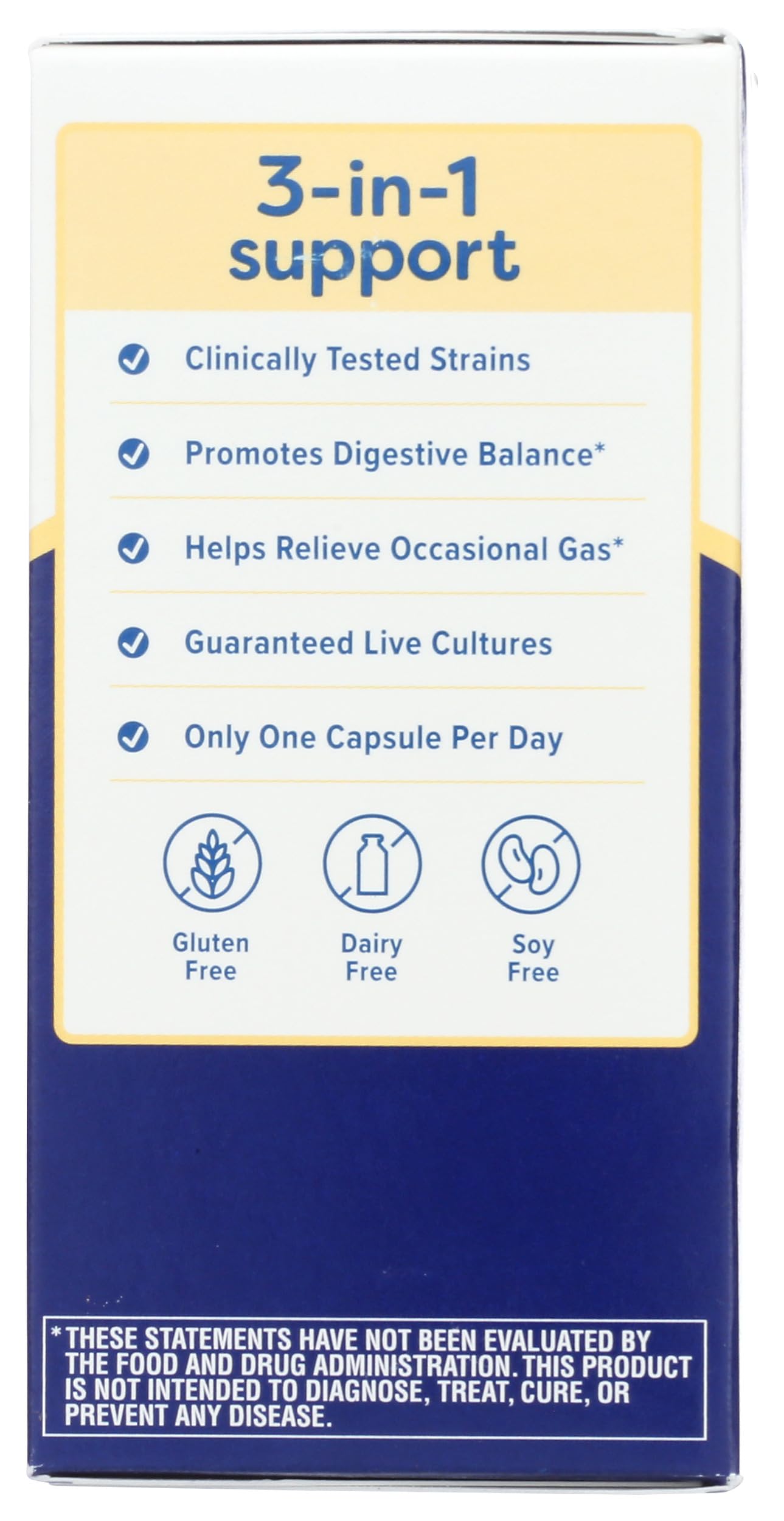 Renew Life Men's Care Probiotic 50B packaging with a measuring spoon