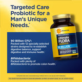 Renew Life Men's Care Probiotic Capsules on a wooden table