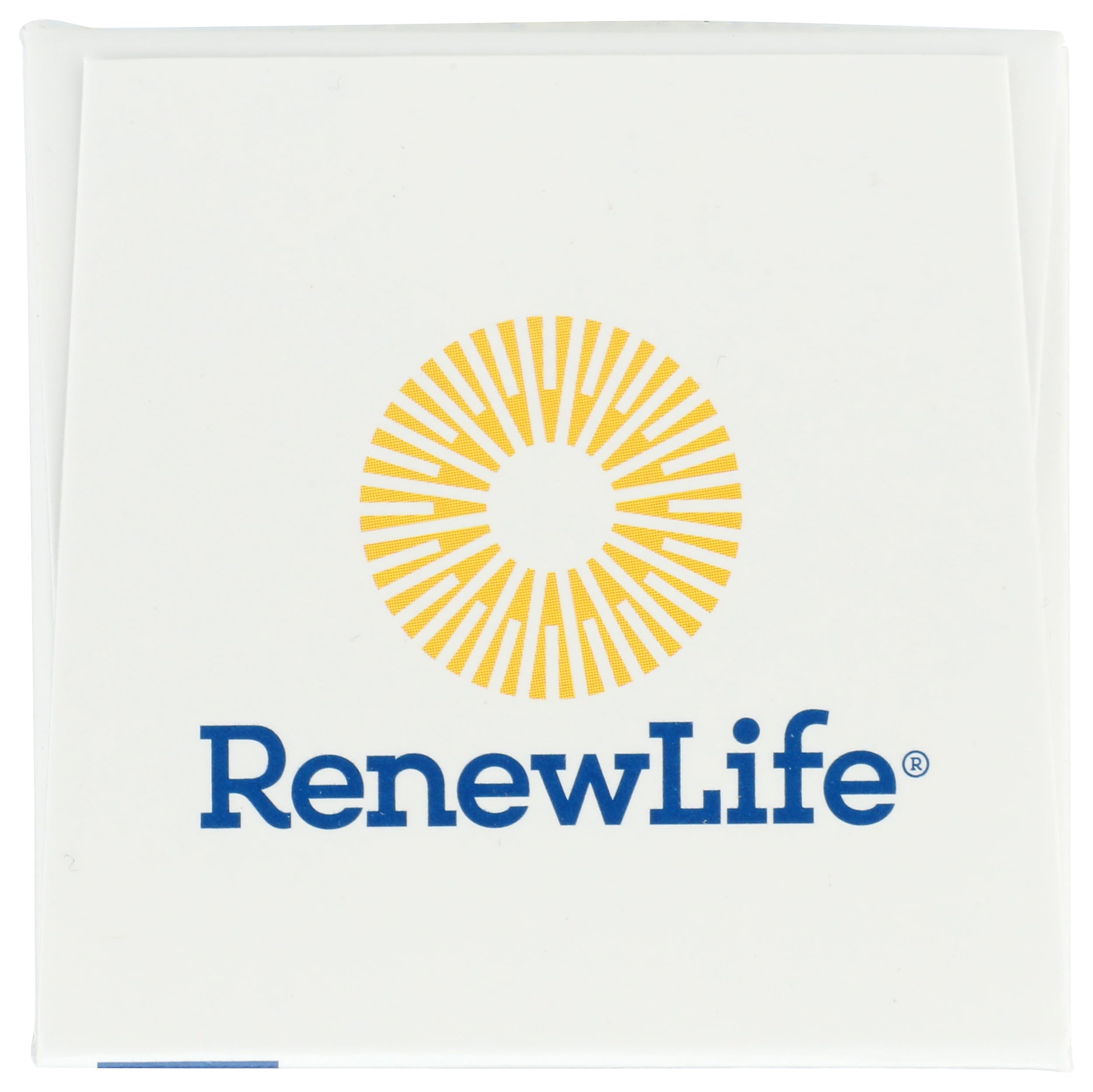 Renew Life Probiotic Supplement back view with ingredient list