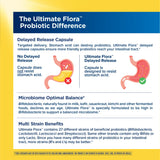 Renew Life Ultimate Care Probiotic Capsules on a wooden table