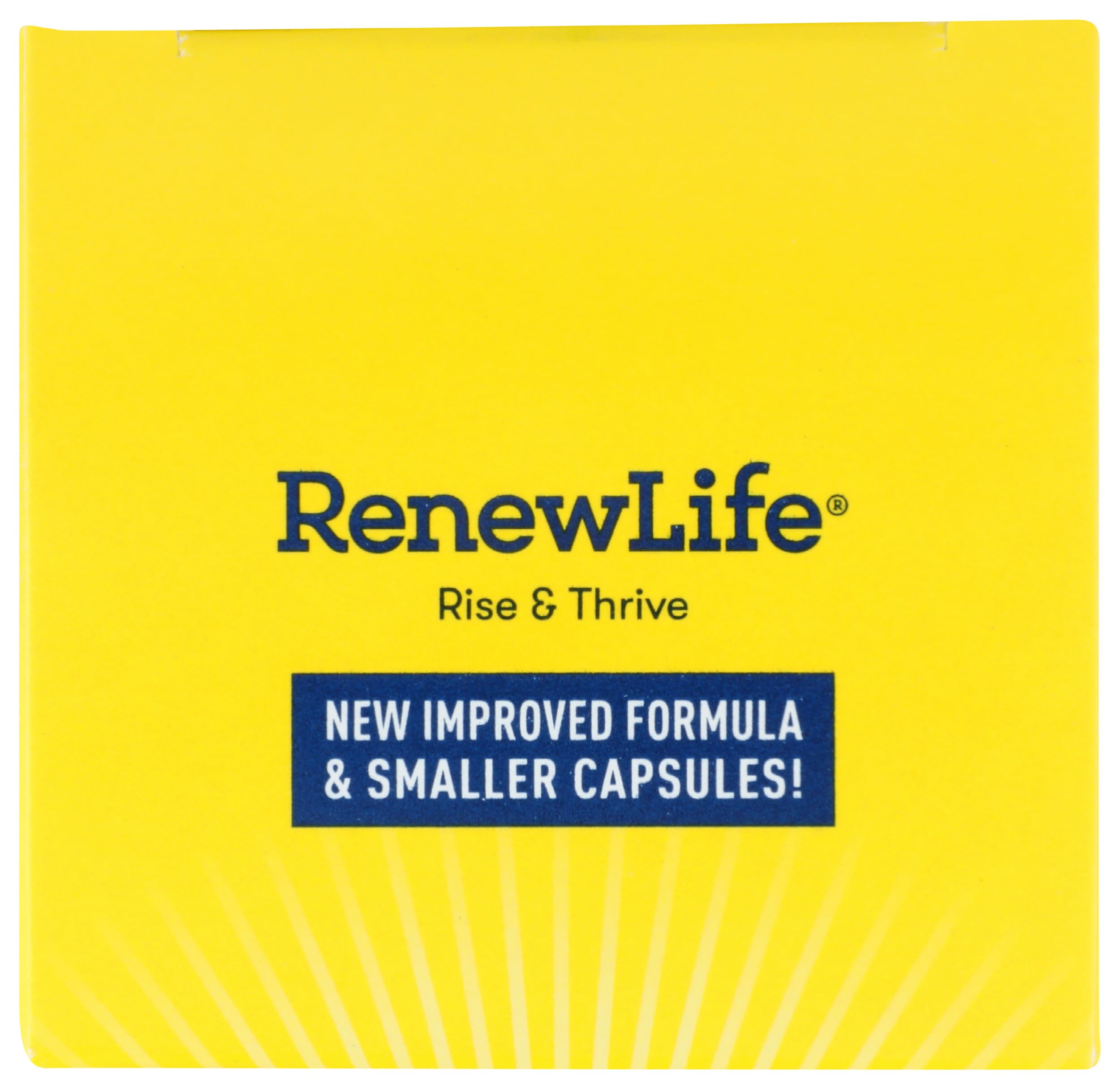 Renew Life Ultimate Flora Care Probiotic 100 Billion capsules back view