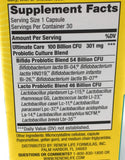 Renew Life Ultimate Flora Care Probiotic 100 Billion capsules packaging