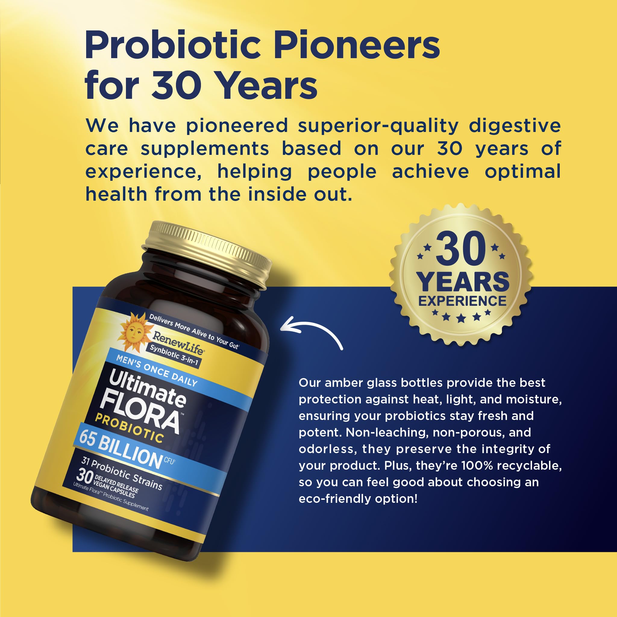 Renew Life Ultimate Flora Men’s Probiotic ingredients list
