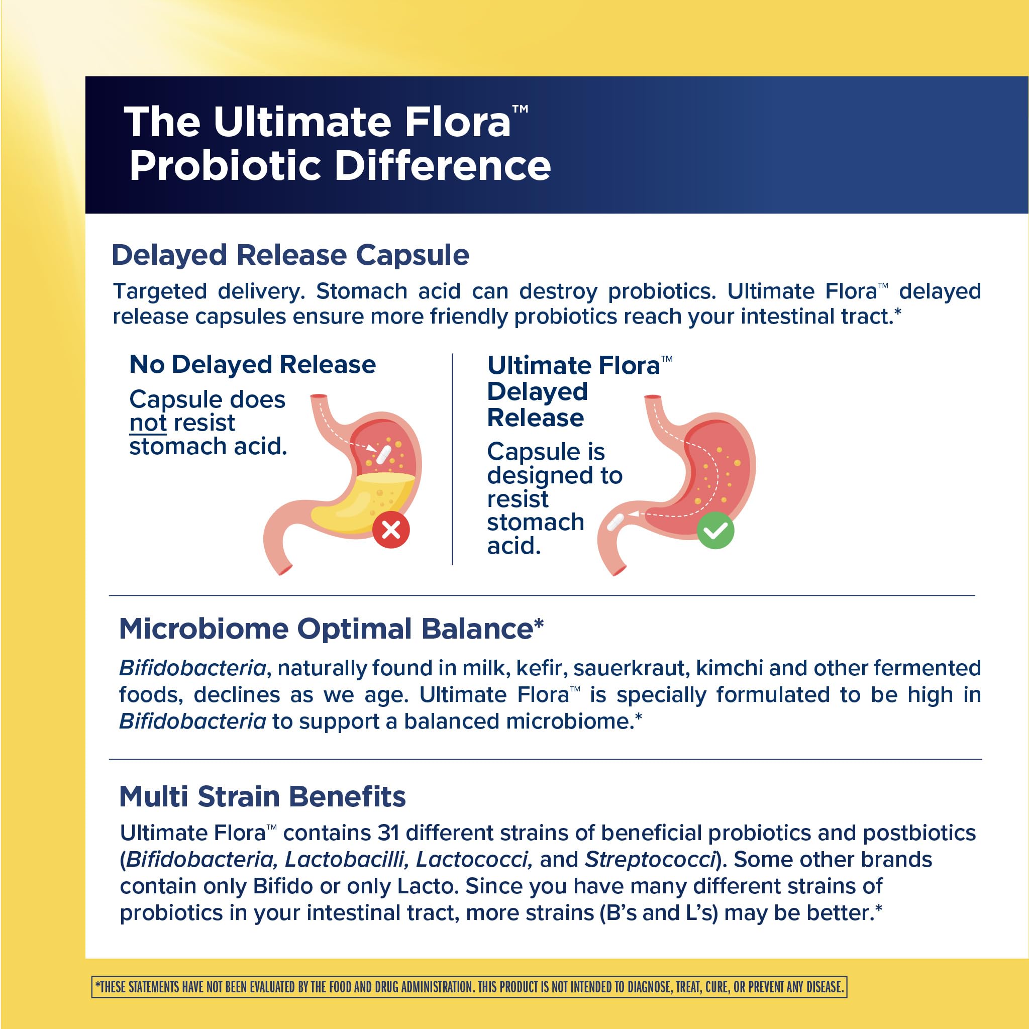 Renew Life Ultimate Flora Men’s Probiotic on a wooden table